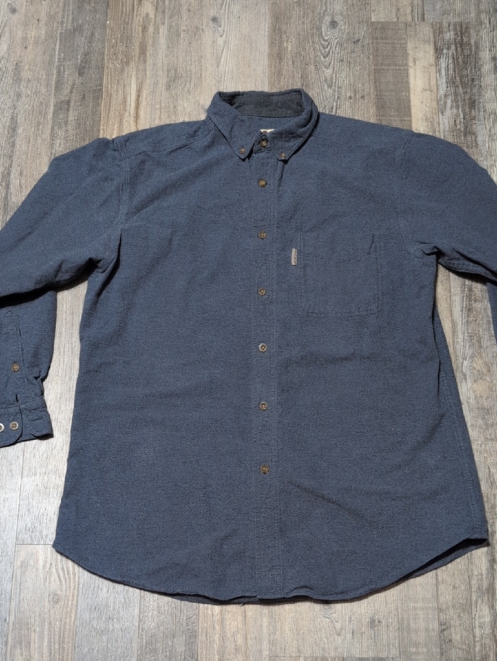 Men's Woolrich Cotton Long-Sleeve Button-Down Shirt